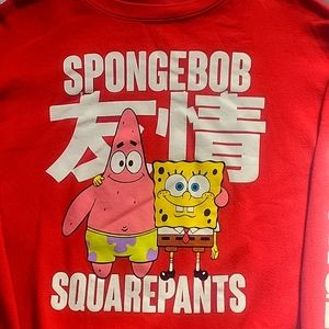 Nickelodeon Spongebob red sweater Lrg